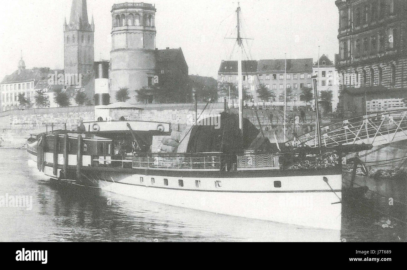 Bismarck (ship, 1883) 002 Stock Photo