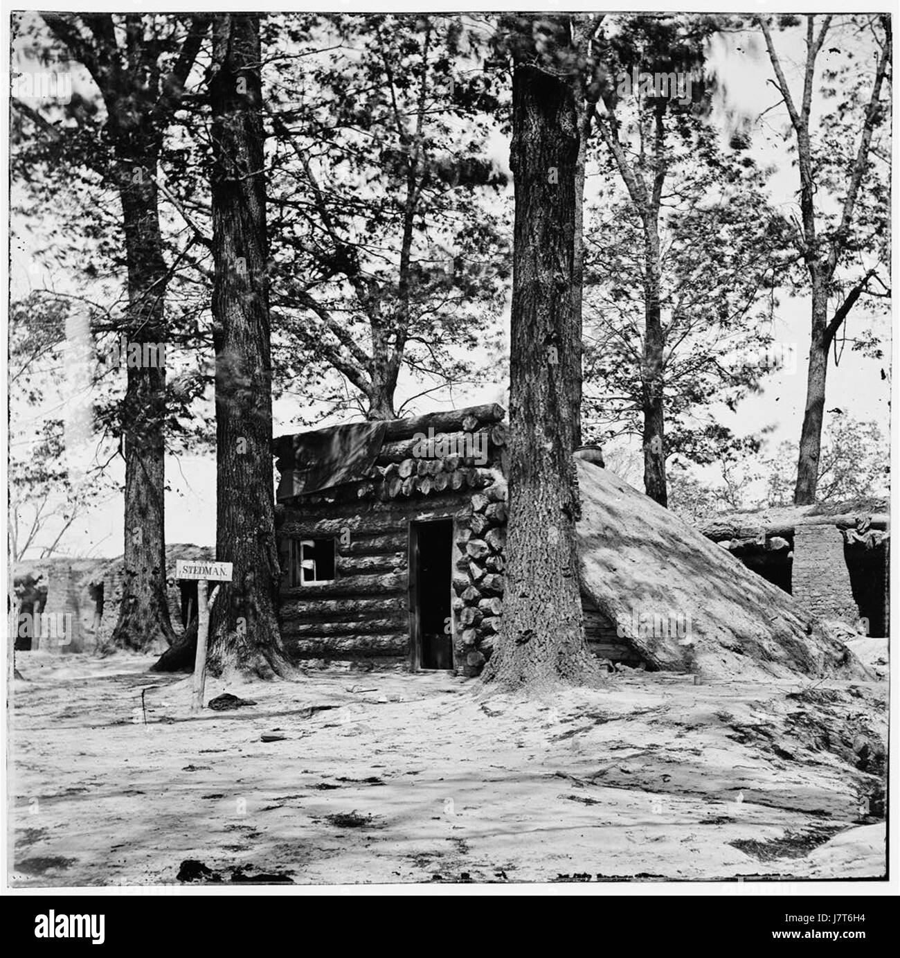 Bomb Proof Fort Stedman 02853v Stock Photo Alamy