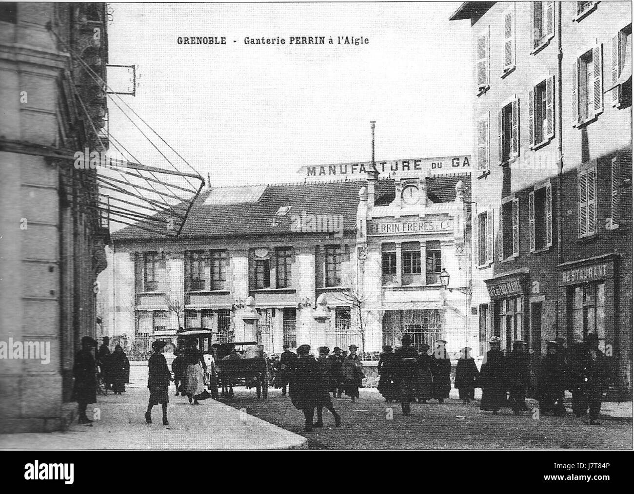 Carte postale grenoble 23 Stock Photo - Alamy