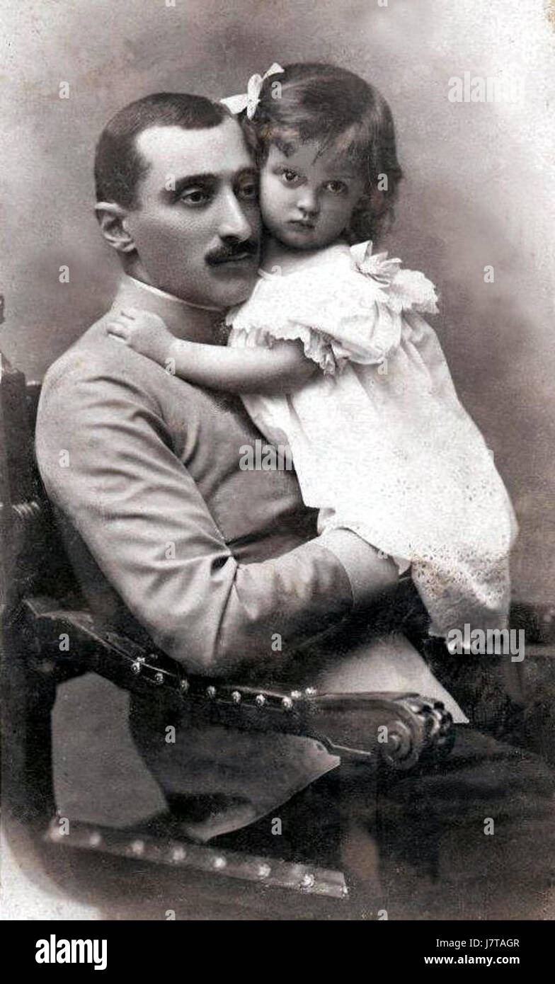 Alexander Graf Wassilko mit Tochter um 1905 Stock Photo Alamy