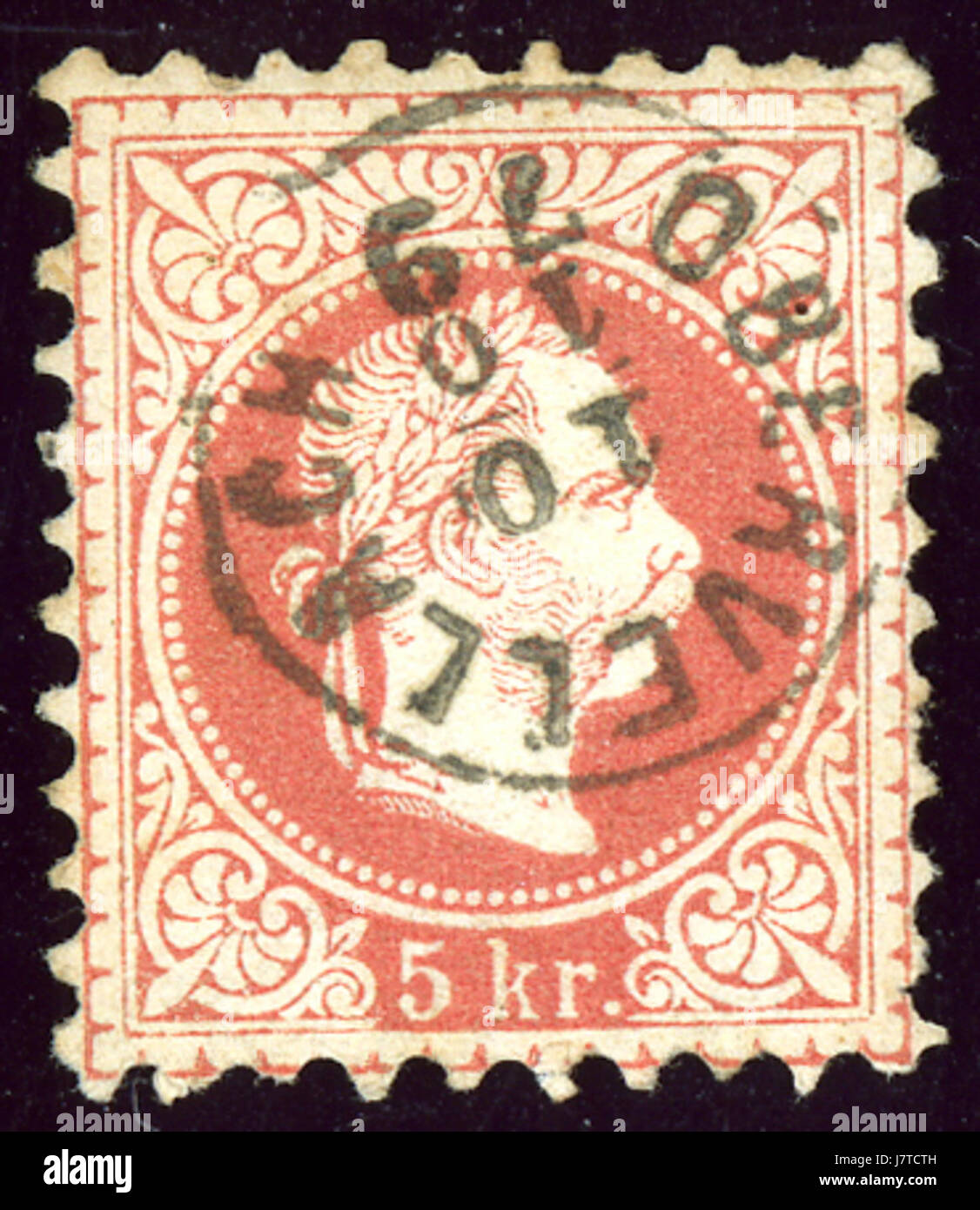 1879 Obervellach 5kr Stock Photo