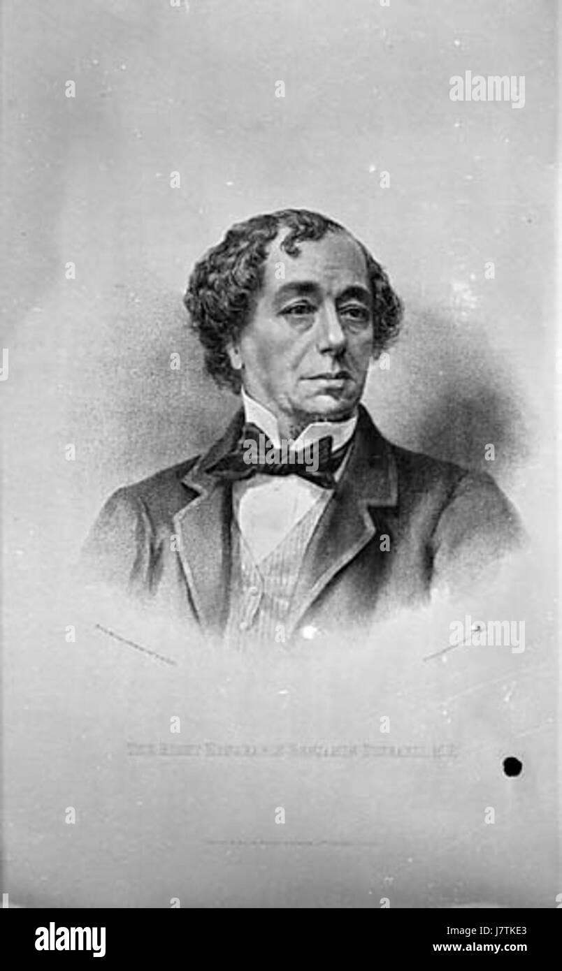 Benjamin Disraeli NLW3362459 Stock Photo Alamy