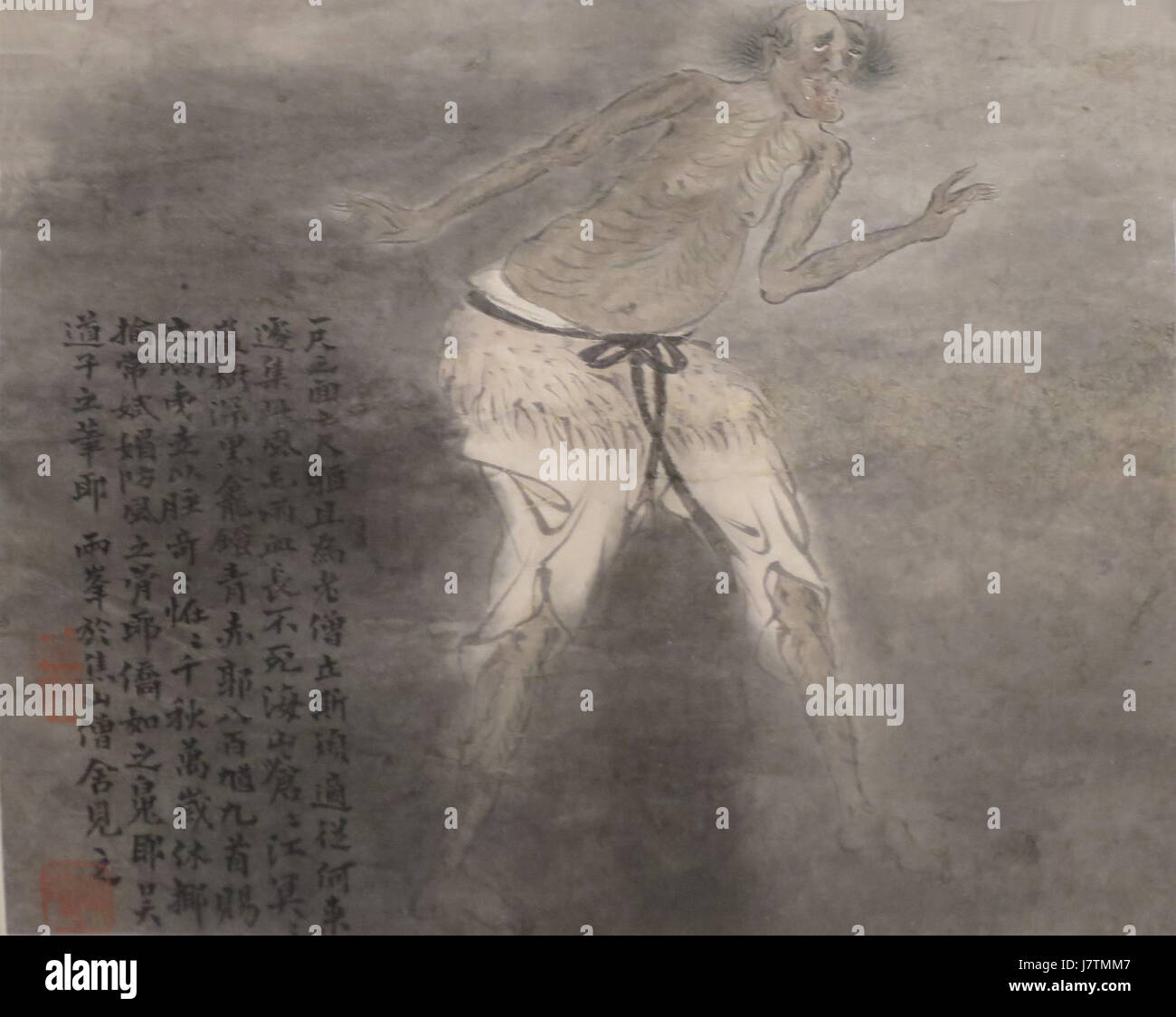 Album of Ghost Paintings by Luo Ping, 18th century, long term loan to the Honolulu Museum of Art Stock Photo