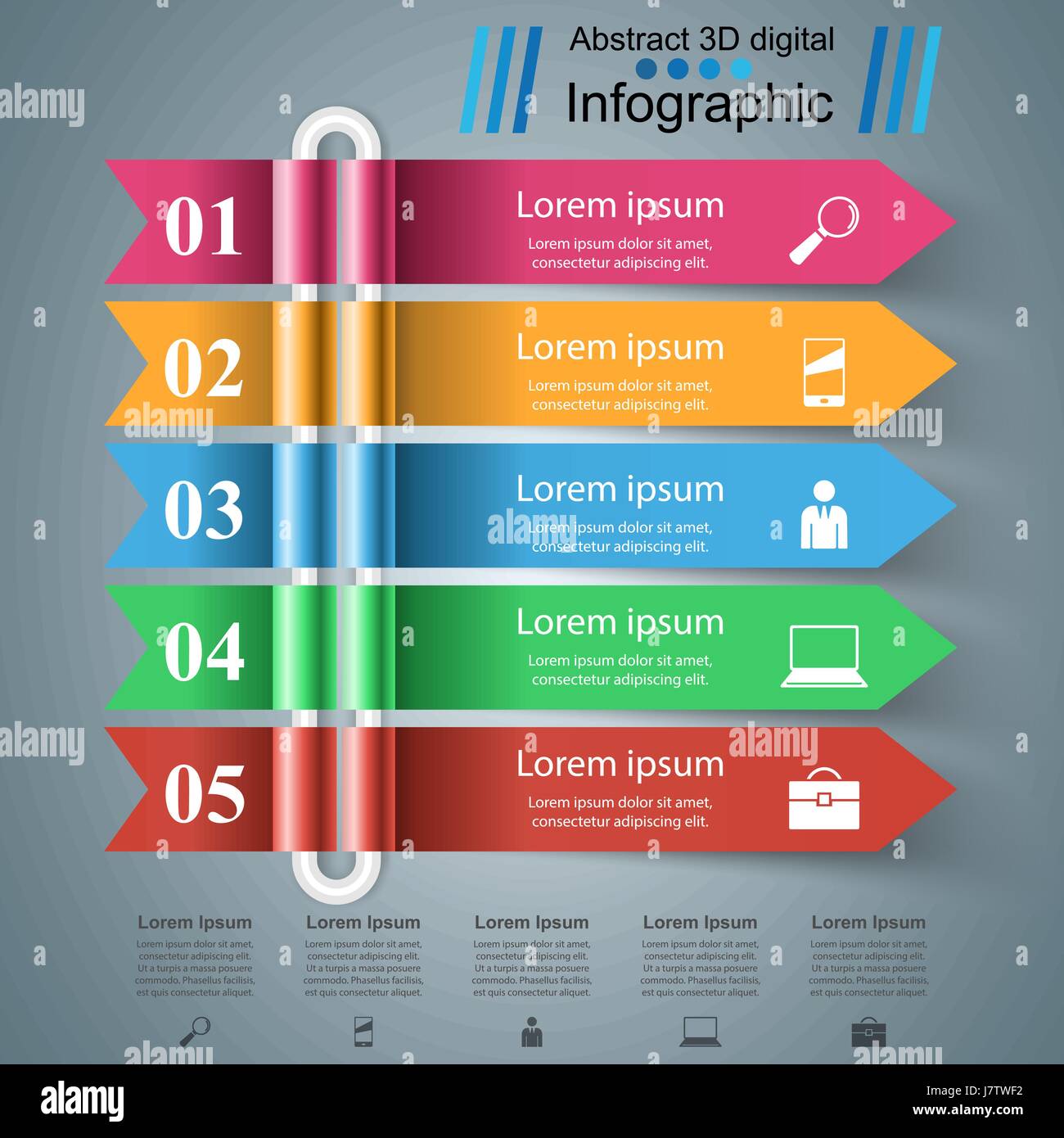 Origami Inforgraphics Business Infographics origami style Vector illustration Stock Vector ...