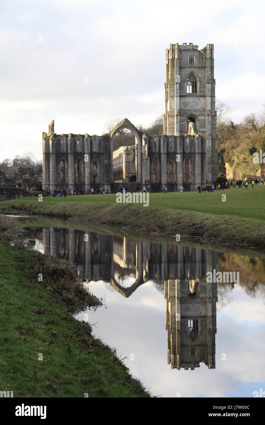 Fountain's Abbey, Ripon, North Yorkshire Stock Photo Alamy