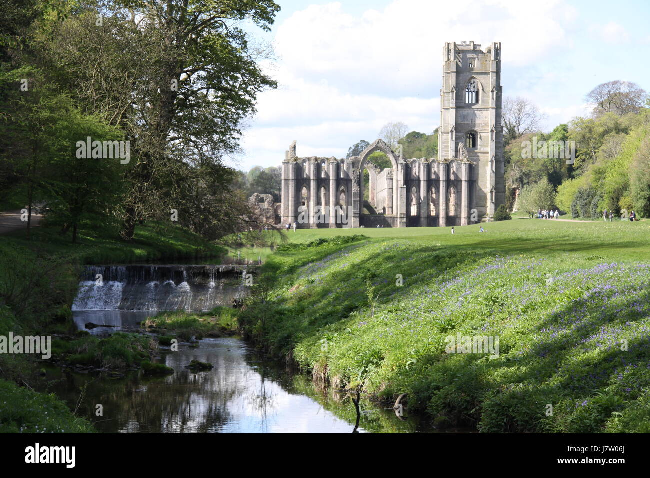 Fountain's Abbey, Ripon, North Yorkshire Stock Photo Alamy