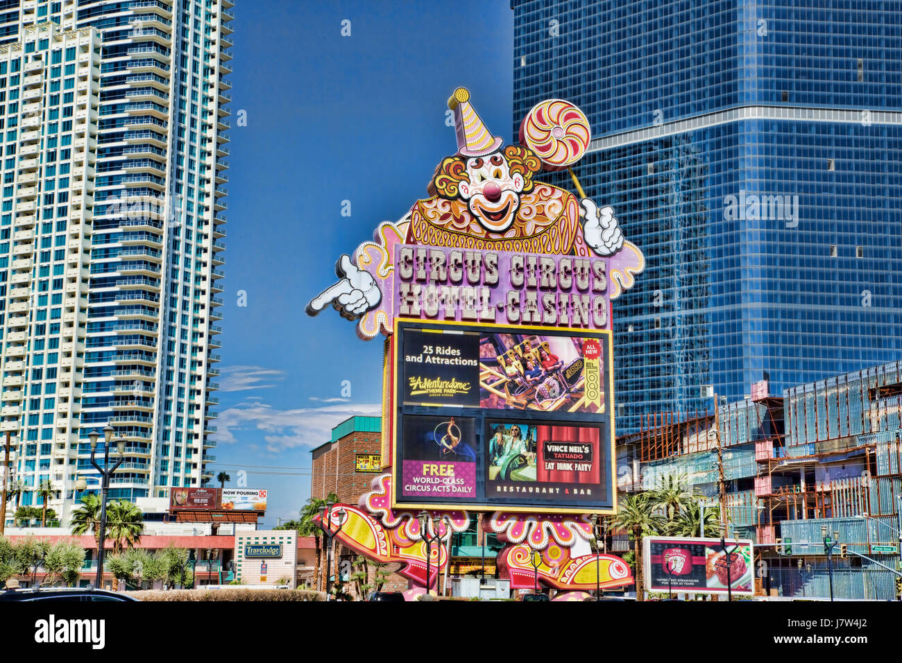Circus Circus Hotel Las Vegas Stock Photo - Alamy