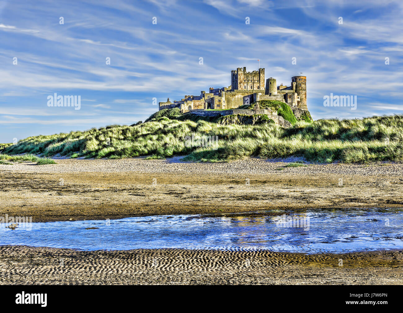 Pictorial Art-Image, Northumberland, North East England Stock Photo
