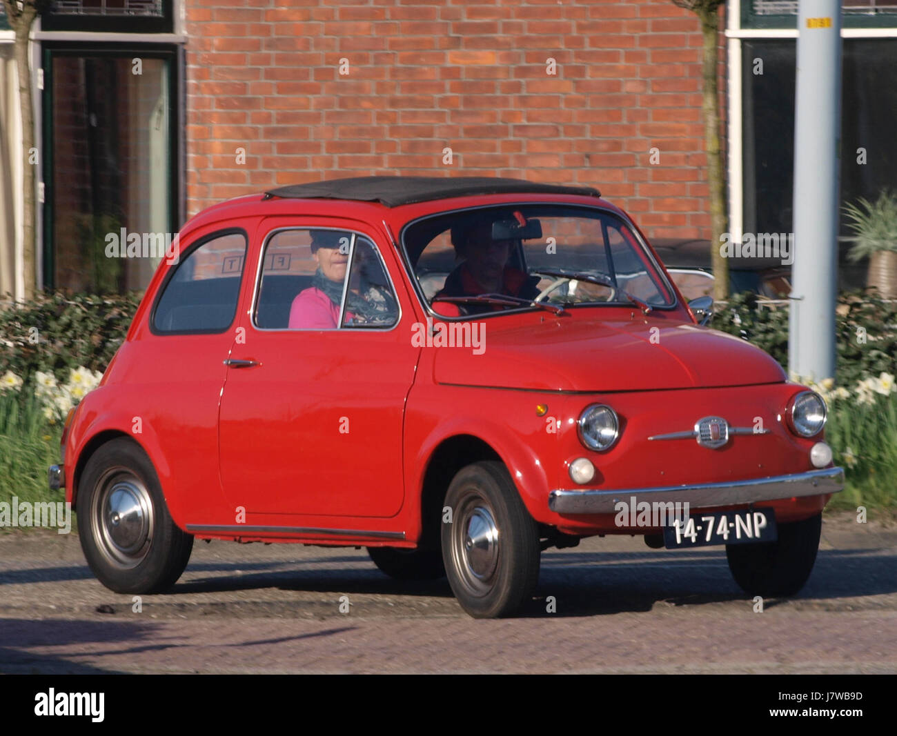 1970 Fiat , Dutch licence registration 14 74 NP, pic2 Stock Photo