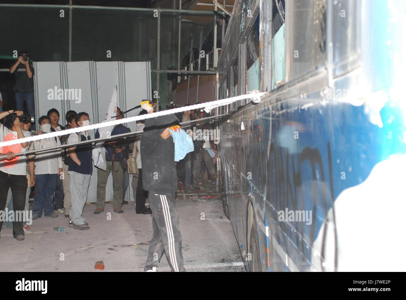 2008 Anti US Beef Riot in South Korea (1 Stock Photo - Alamy
