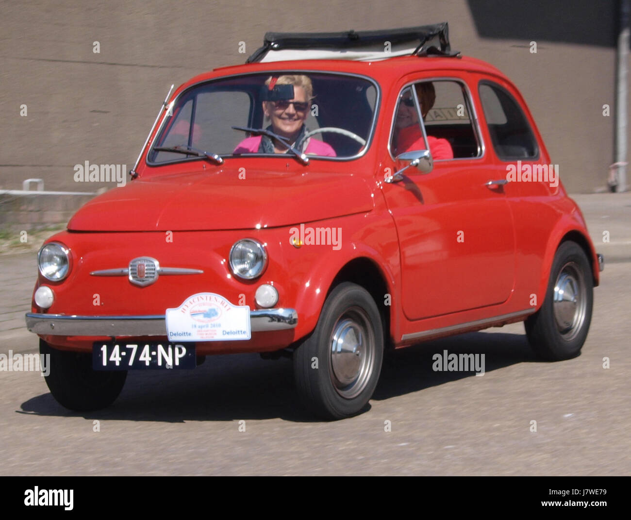 1970 Fiat , Dutch licence registration 14 74 NP, pic1 Stock Photo