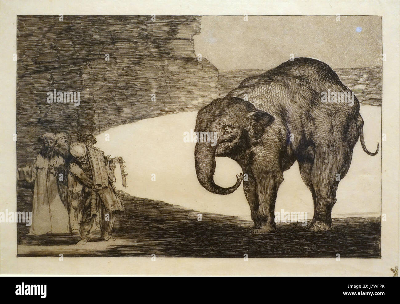 Animal foolishness (Other laws for the people), by Francisco de Goya y Lucientes, 1815 1824, etching and aquatint on Japanese paper   Museum Berggruen   DSC03785 Stock Photo