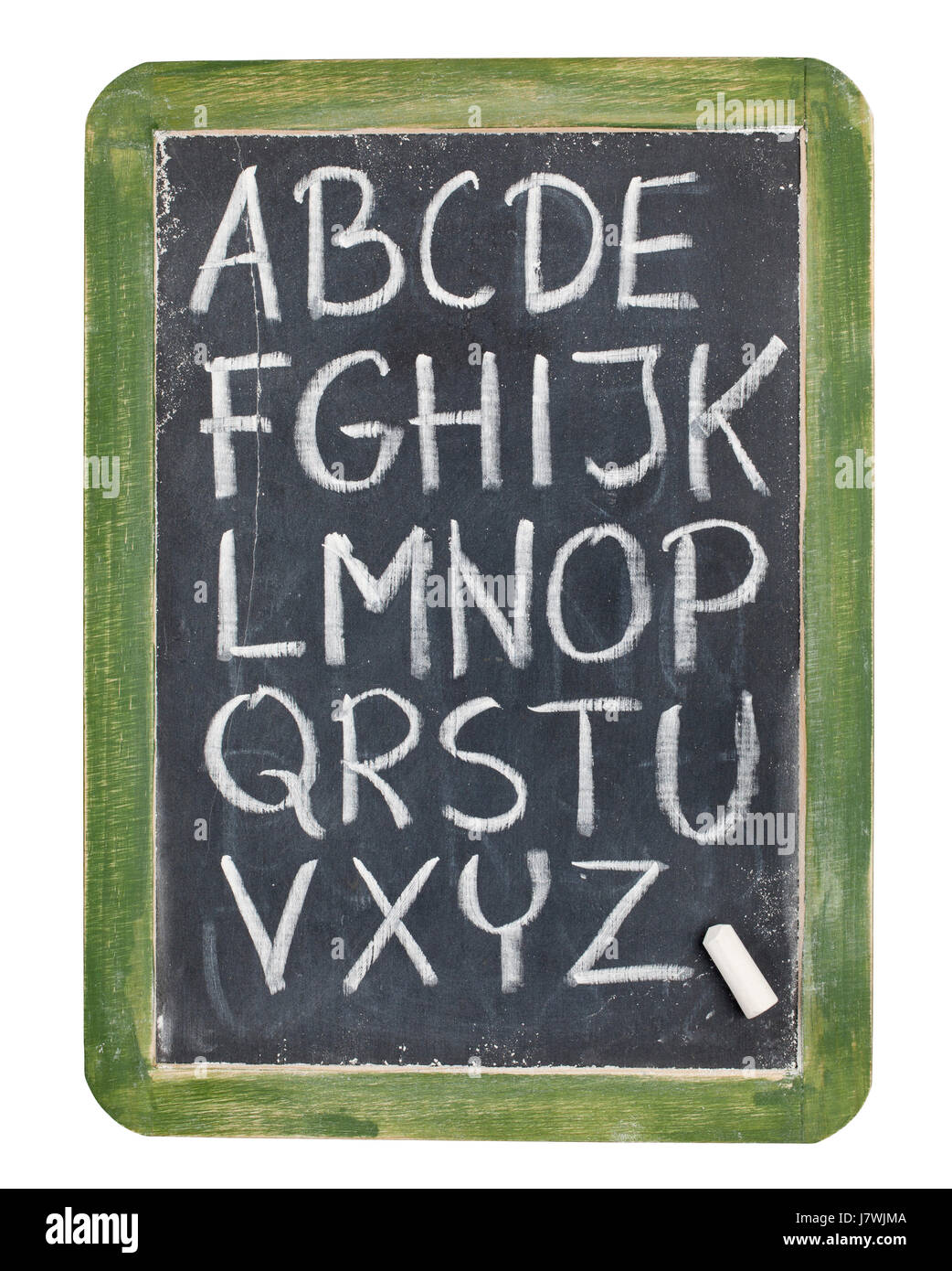 education blackboard letter chalk english handwriting alphabet board