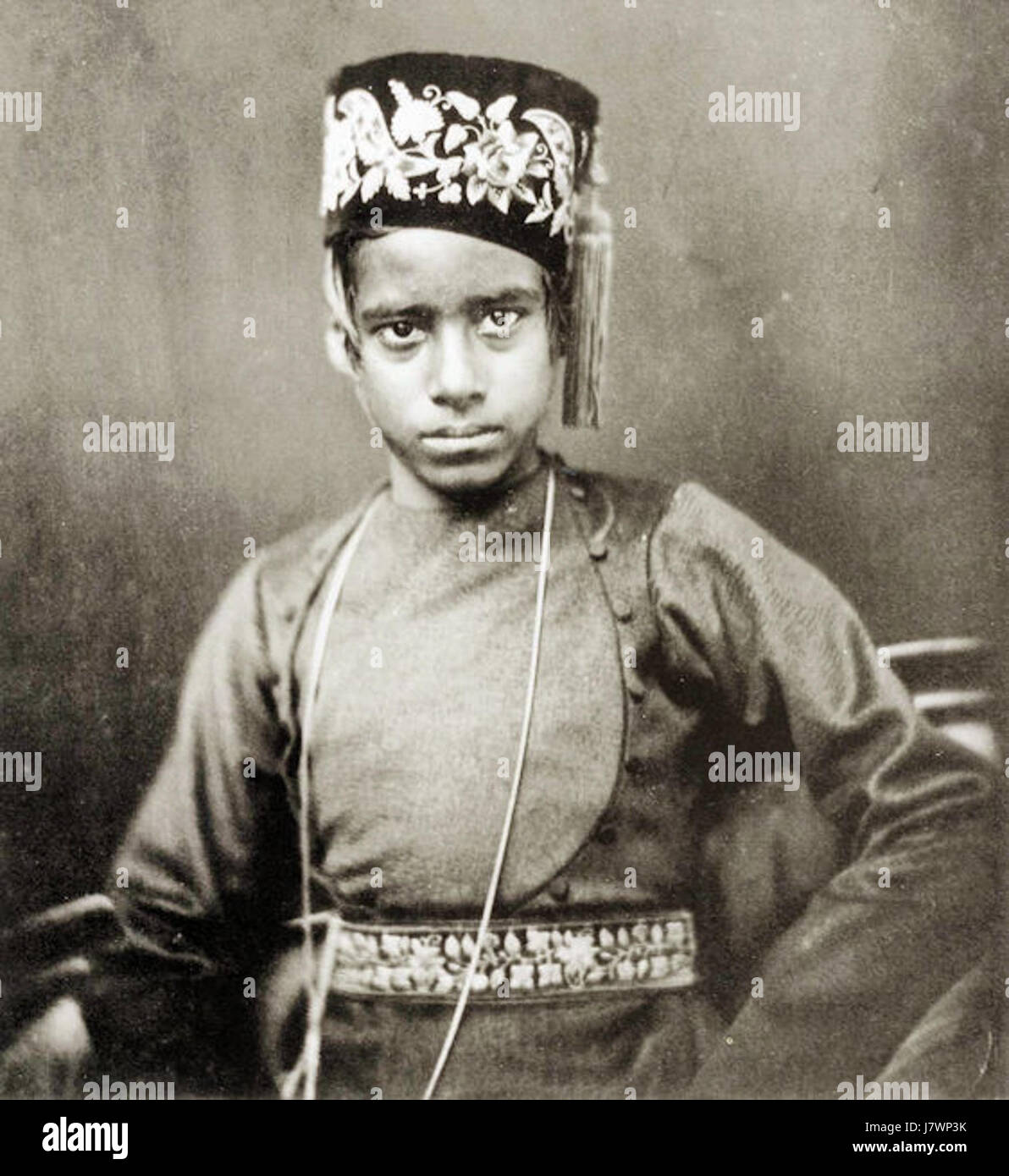 An 1856 depiction of a boy from the caste of scribes in Bengal. The ...