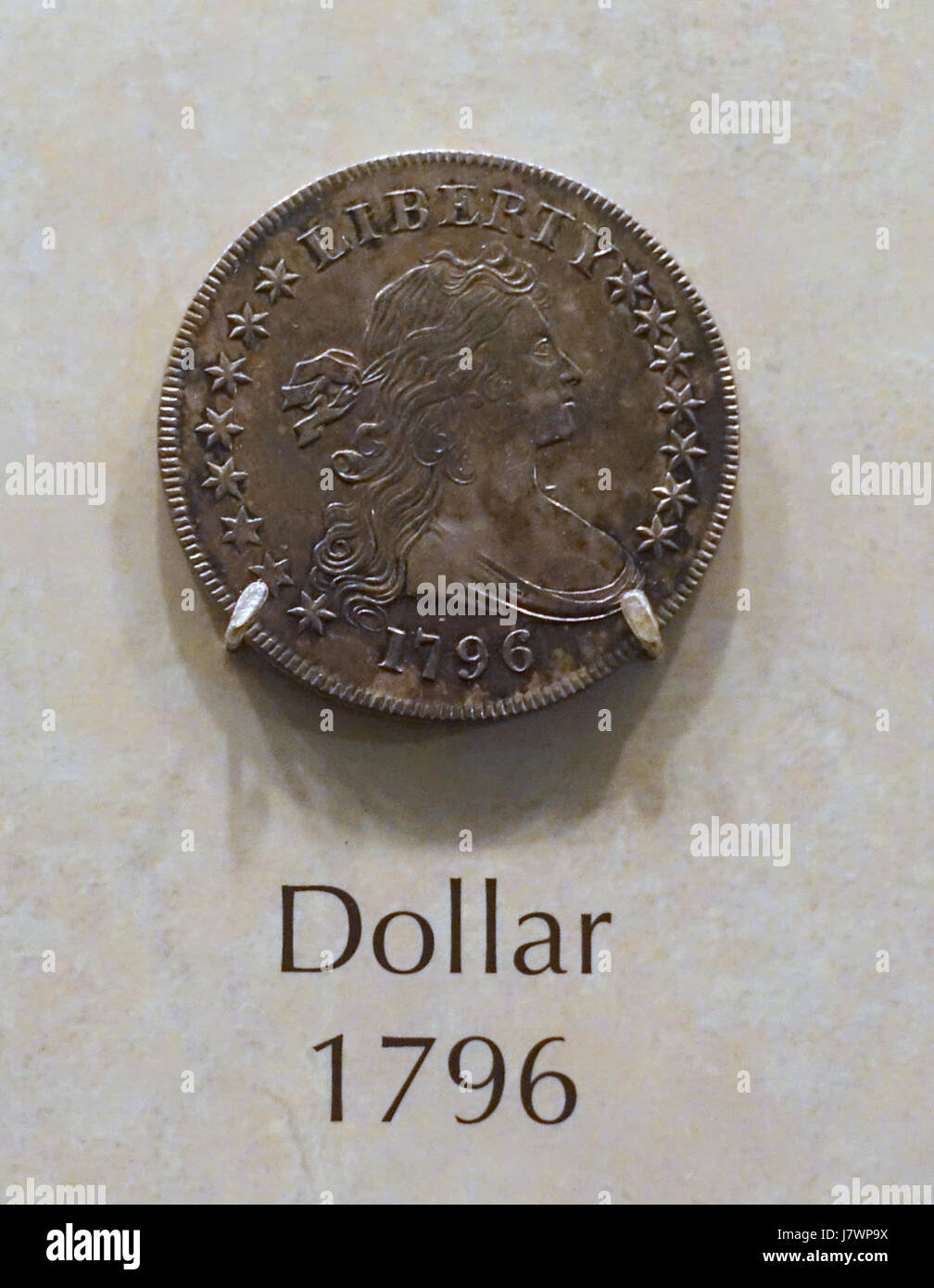 1 Dollar, United States, 1796   National Museum of American History   DSC00254 Stock Photo