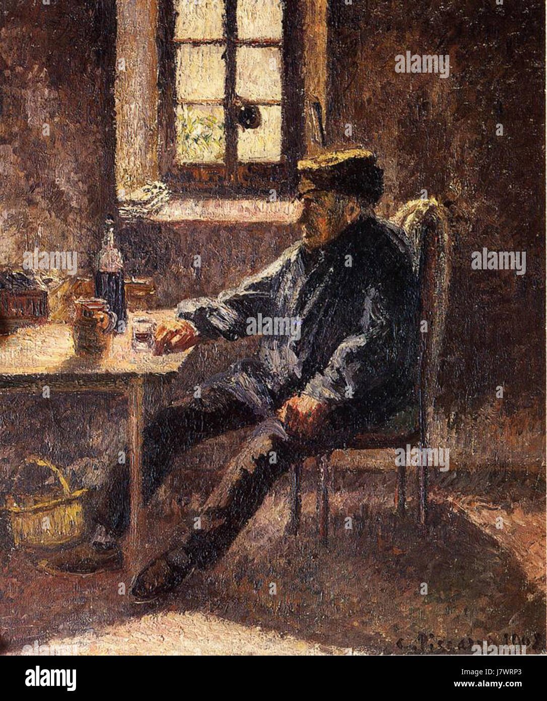 Camille Pissarro   Vieux vigneron, Moret   1427 Stock Photo