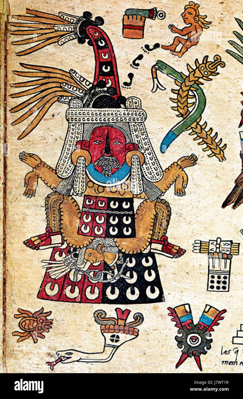 Aztec sacrifice human tenochtitlan hi-res stock photography and images ...