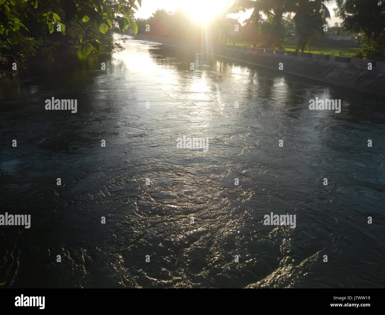 This photograph shows the landscape of Sabang, Baliuag, Bulacan ...