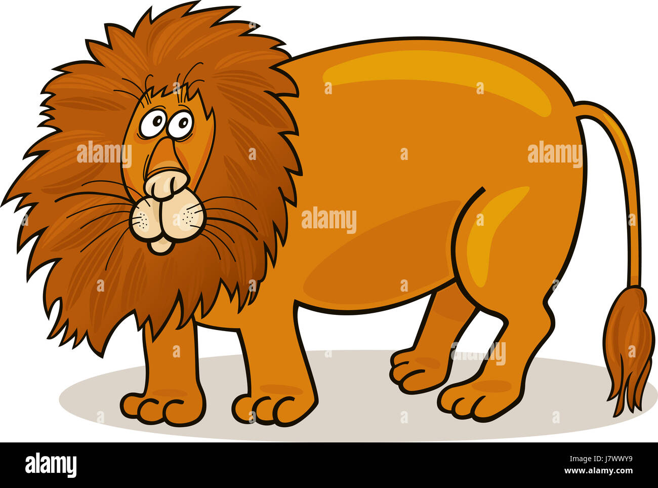 Cartoon Big Cat High Resolution Stock Photography and Images Alamy