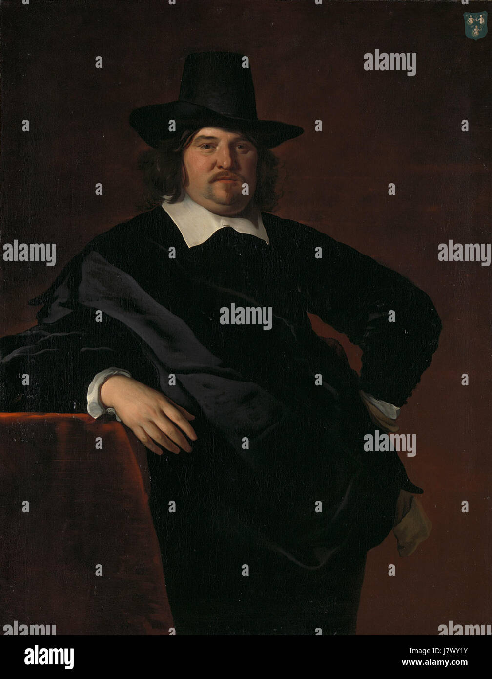 Abraham de Visscher (1605 67). Koopman te Amsterdam en bewindhebber van de West Indische Compagnie Rijksmuseum SK A 589 Stock Photo