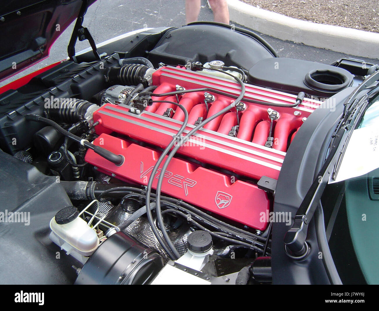 1992-dodge-viper-engine-stock-photo-alamy