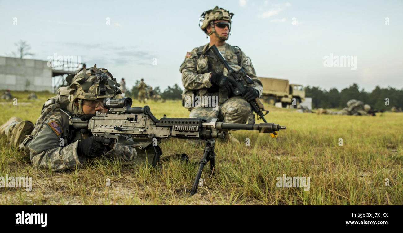 182nd Infantry at JRTC, Ft Polk Stock Photo