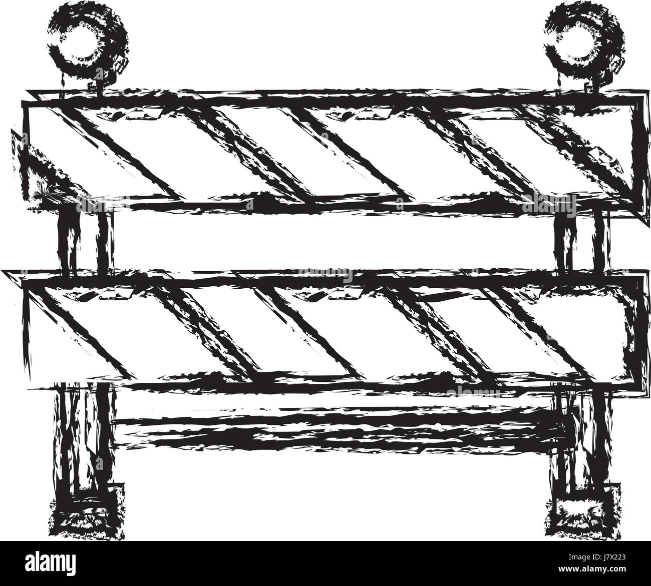 construction barrier icon Stock Vector Image & Art - Alamy