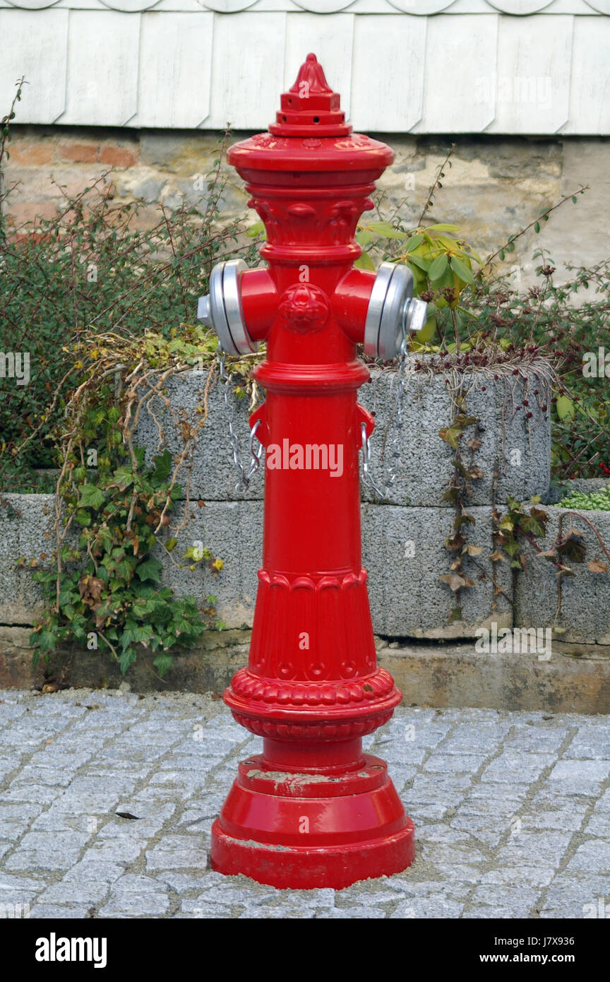 historical fire brigade pavement hose fireplug discharge red historical ...