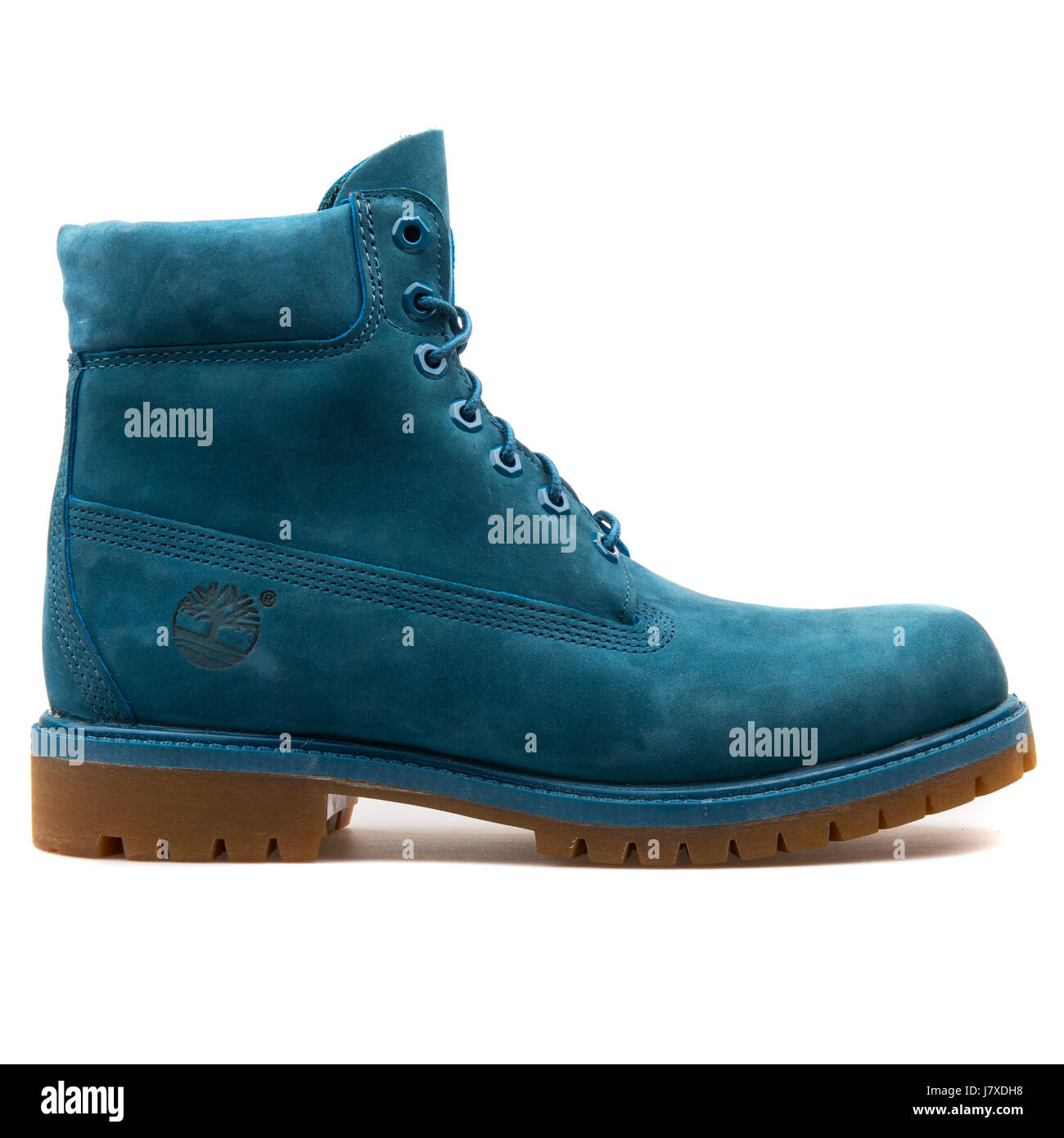 teal blue timberlands