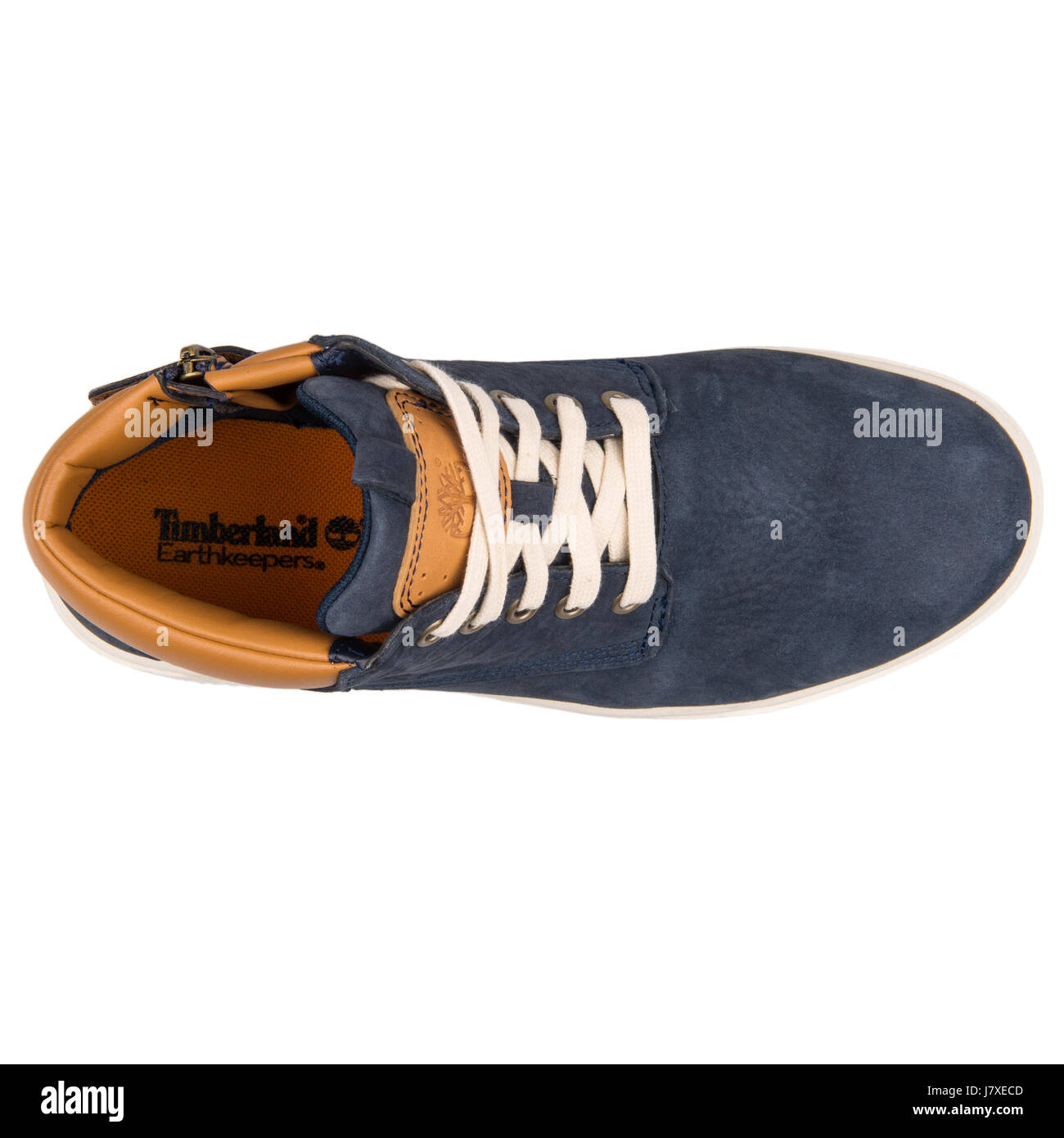 Timberland Earthkeepers EK Groveton Leather Chukka Junior's Navy Blue Shoes  - 6093B Stock Photo - Alamy