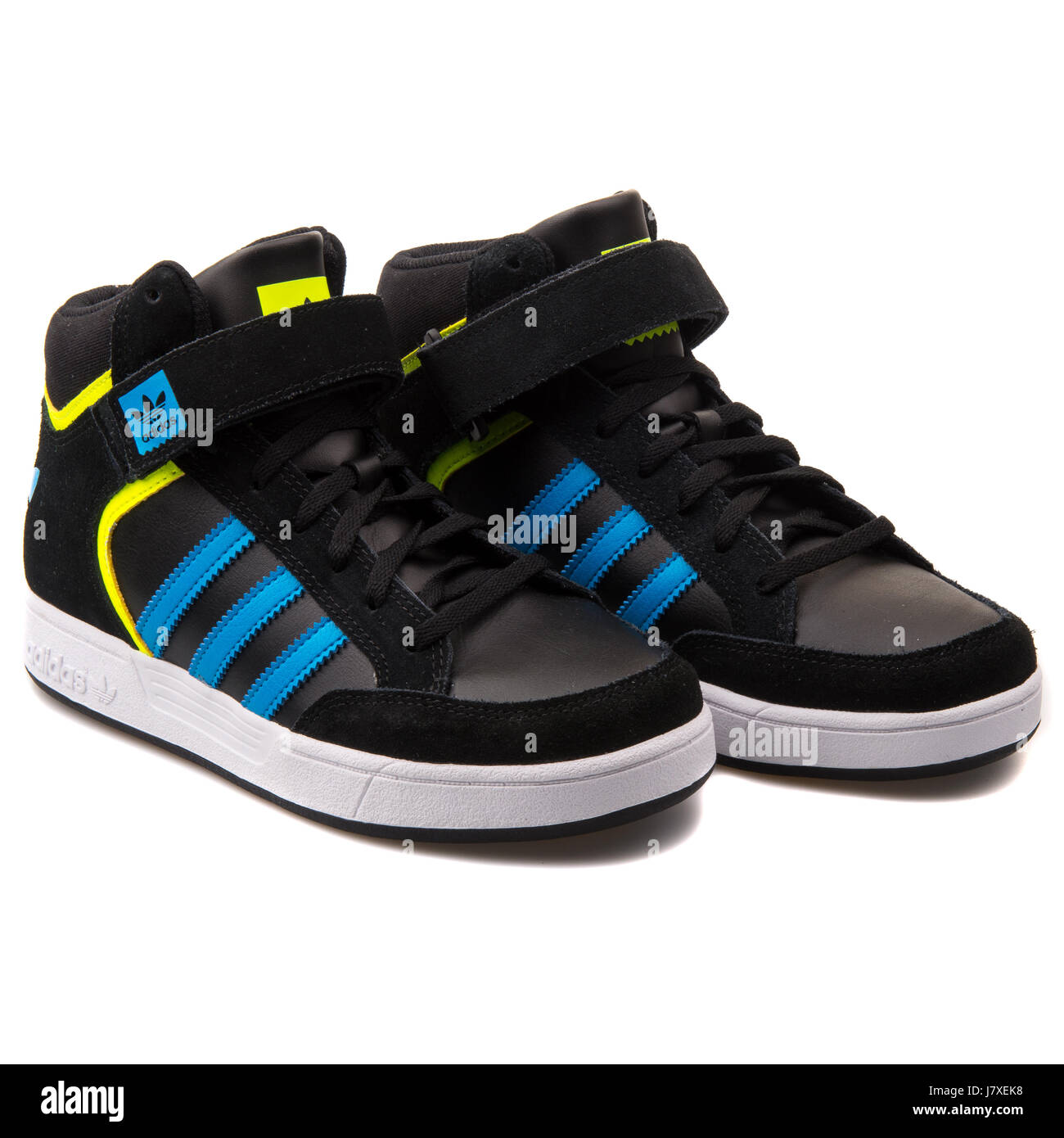 Adidas Varial Mid J Kids Black Sneakers - Q16697 Stock Photo - Alamy