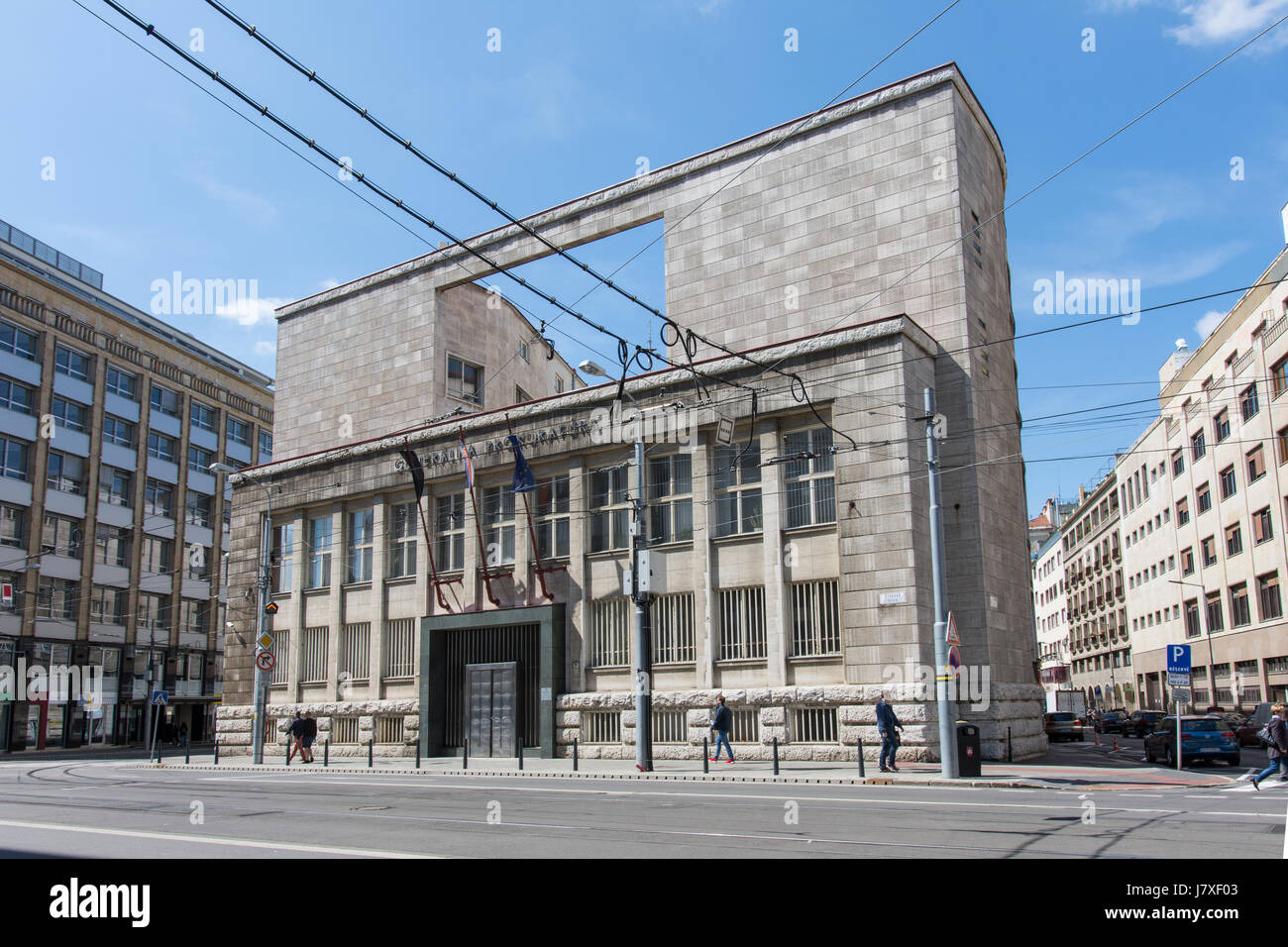 General Prosecutor's Office of the Slovak Republic Palace in Bratislava Stock Photo