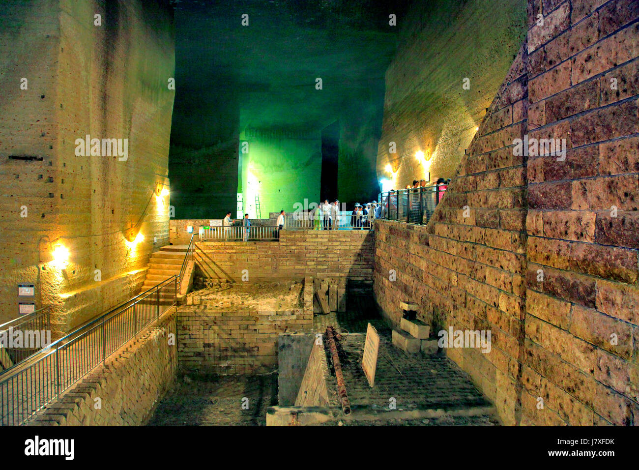 Oya History Museum Underground Mining Cavern In Utsunomiya Tochigi Japan Stock Photo Alamy