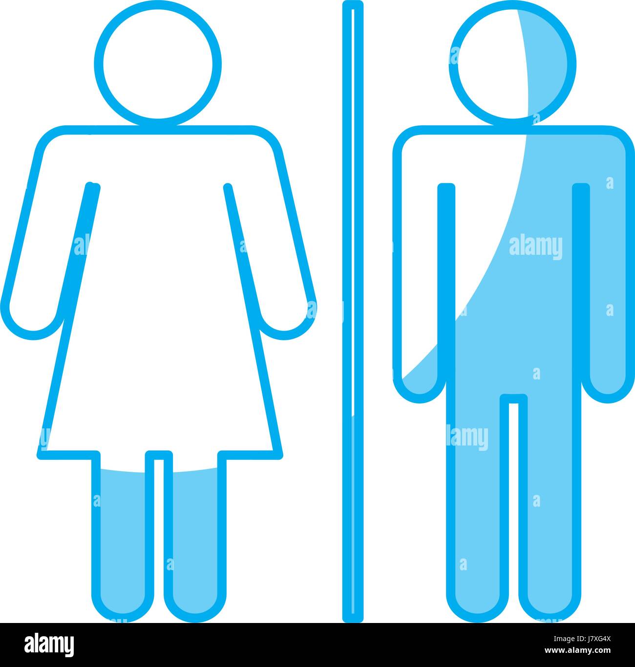 pictogram woman and man icon Stock Vector Image & Art - Alamy