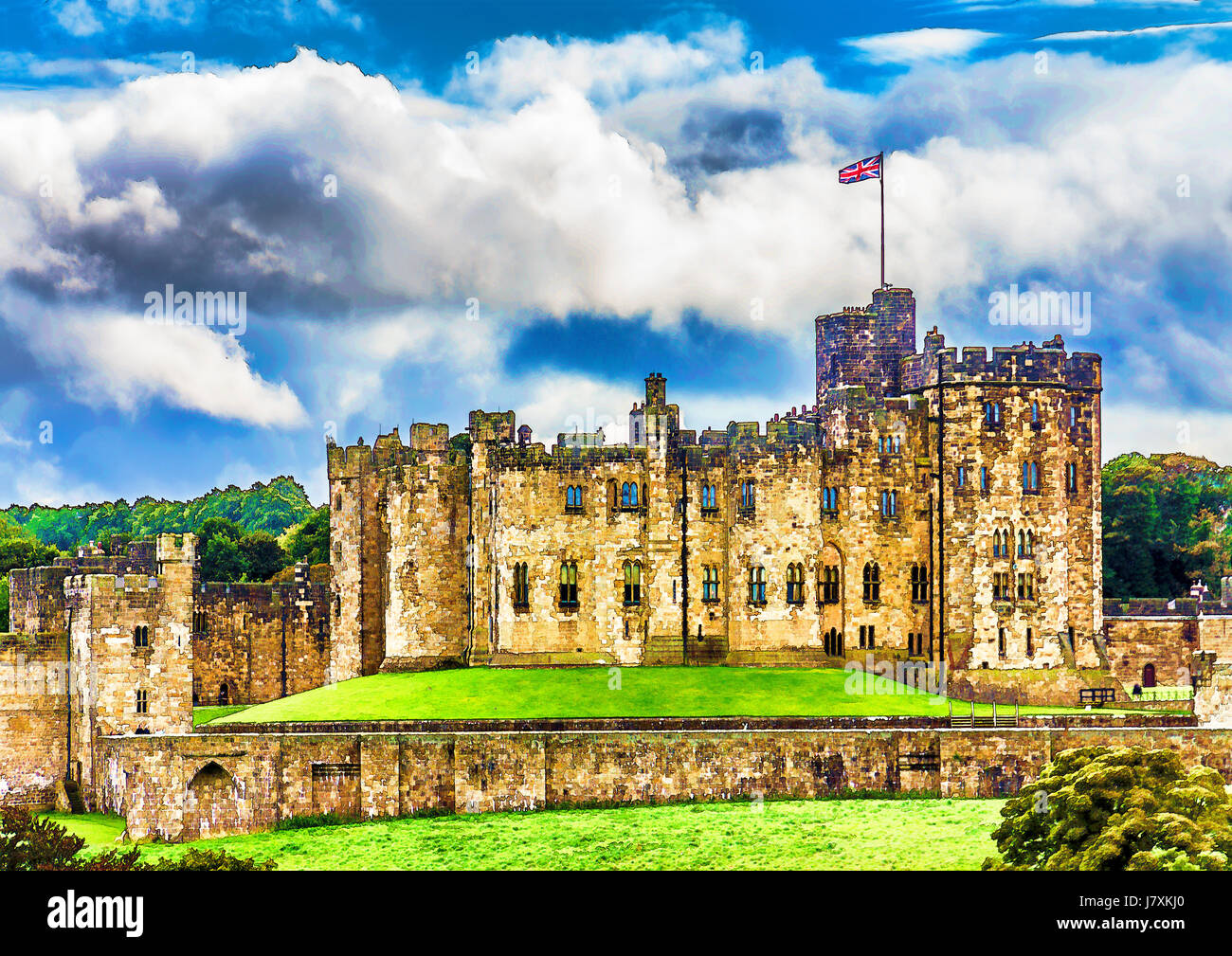 castles-of-north-east-england-hi-res-stock-photography-and-images-alamy
