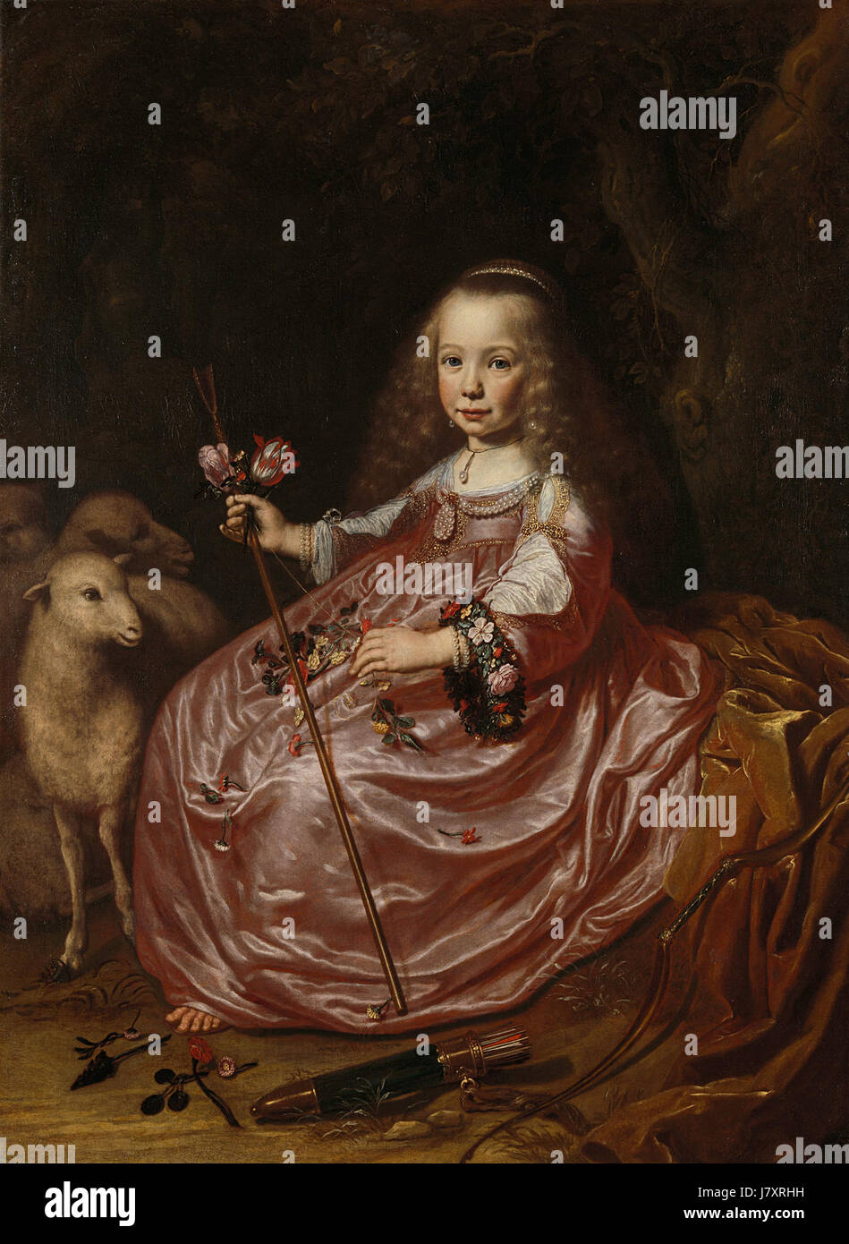Clara Alewijn (1635 74). Dochter van Abraham Alewijn en Geertruid Hooftman Rijksmuseum SK A 1311 Stock Photo