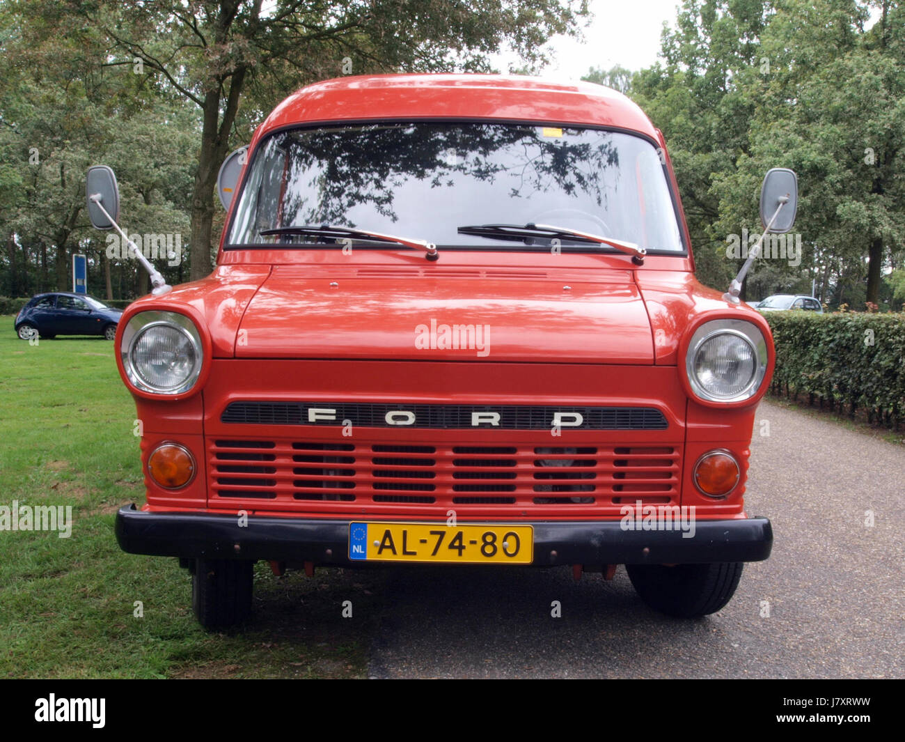 1967 Ford 81E4 SA, Dutch licence registration AL 74 80 p1 Stock Photo