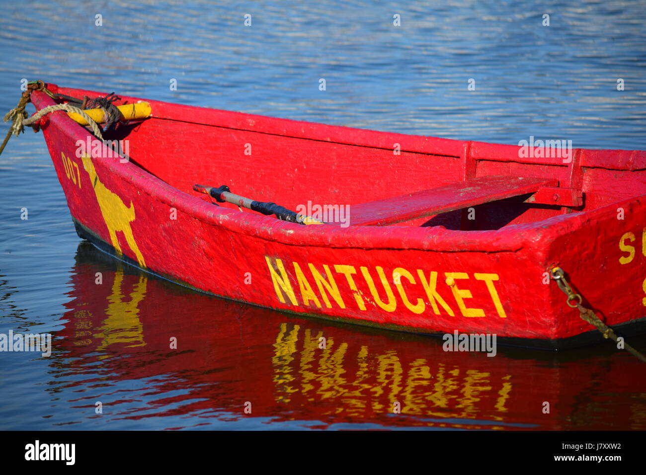 Dinghy, Nantucket MA Stock Photo Alamy