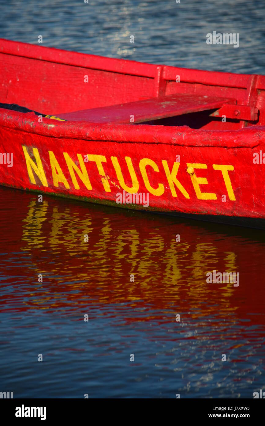 Dinghy, Nantucket MA Stock Photo Alamy