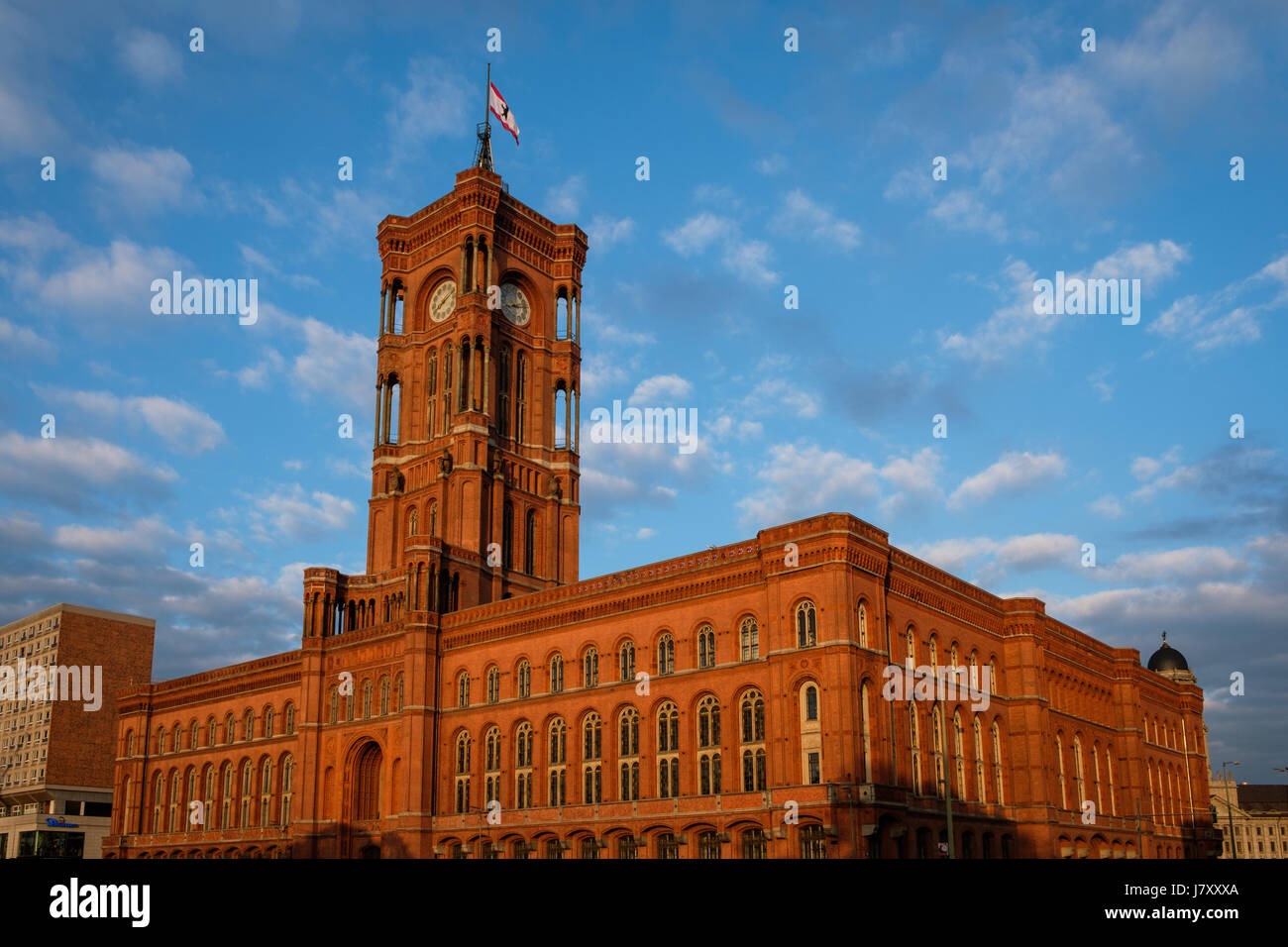 Berlin,Germany - may 24, 2017: The City Hall / Red Town Hall (Rotes Rathaus) in Berlin, Germany Stock Photo