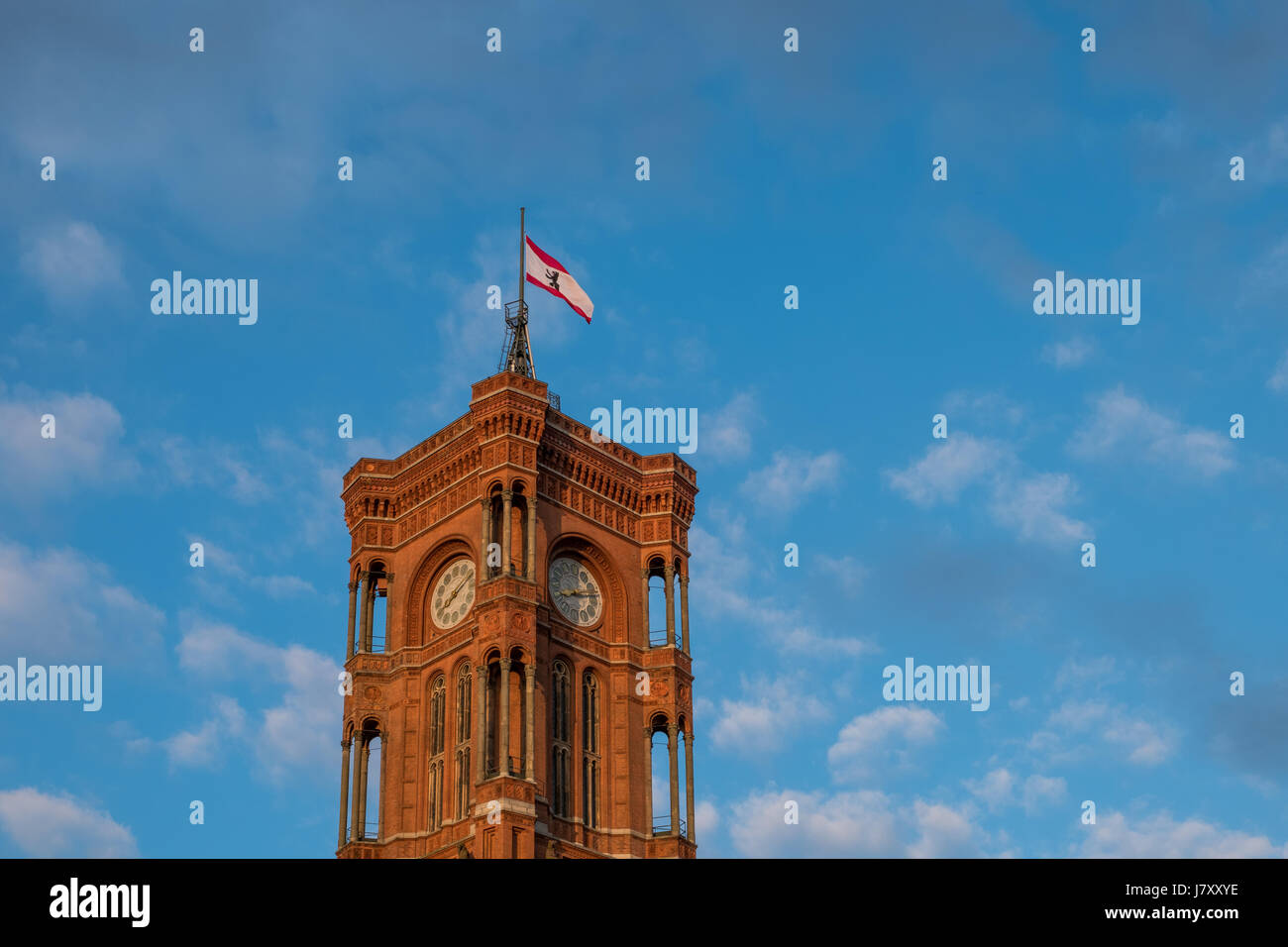 Berlin,Germany - may 24, 2017: The City Hall / Red Town Hall (Rotes Rathaus) in Berlin, Germany Stock Photo