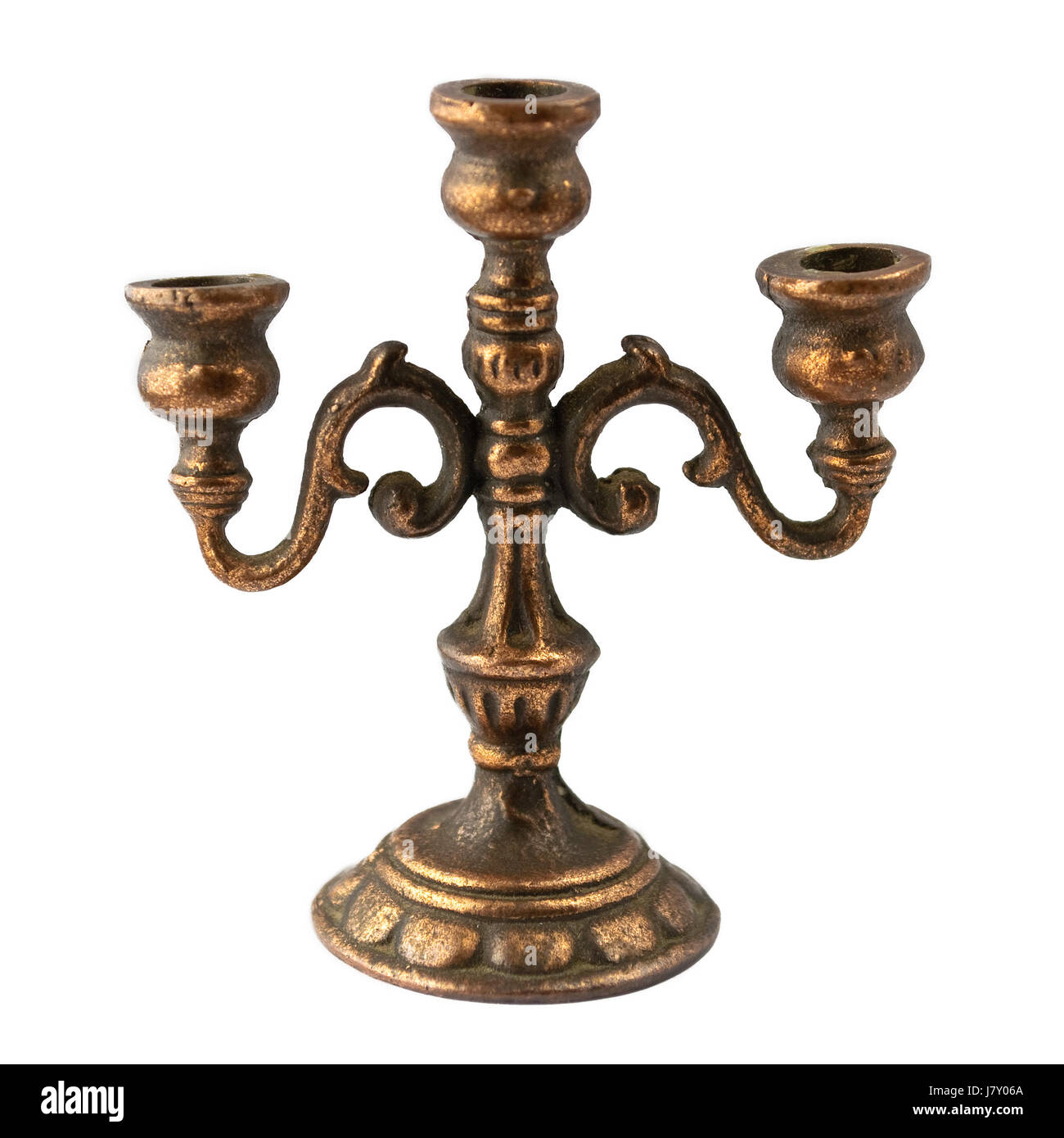 candle decor retro artistic candelabrum design object isolated household Stock Photo Alamy