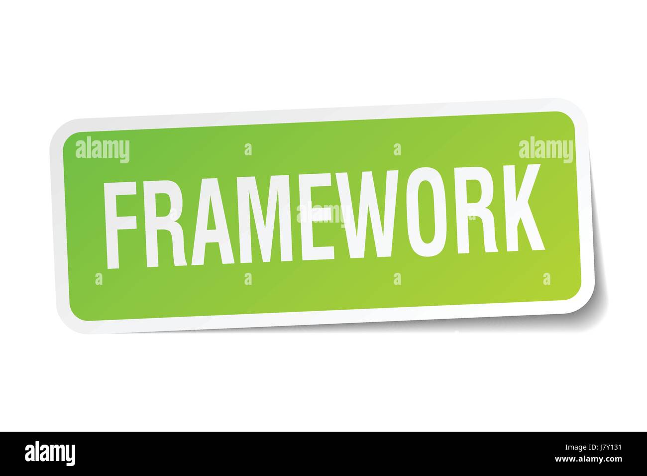 framework square sticker on white Stock Vector Image & Art - Alamy