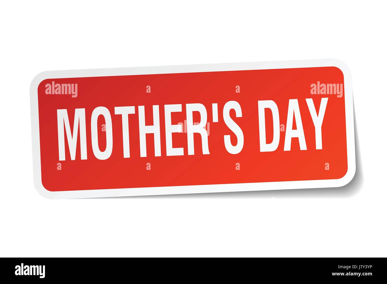 mother's day square sticker on white Stock Vector Image & Art - Alamy