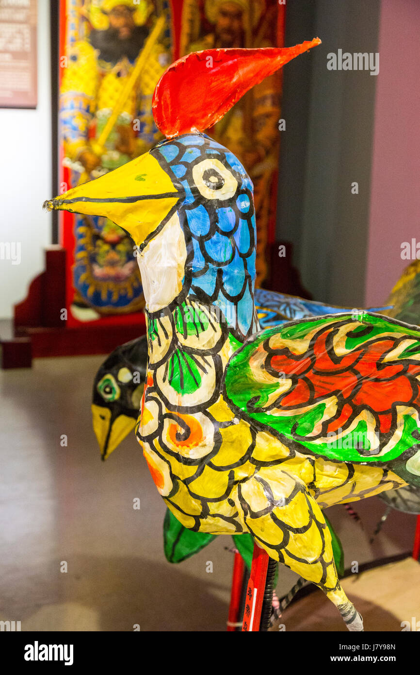 Wenzhou, Zhejiang, China.  Hundred Bird Lantern, Intangible Cultural Heritage Museum. Stock Photo