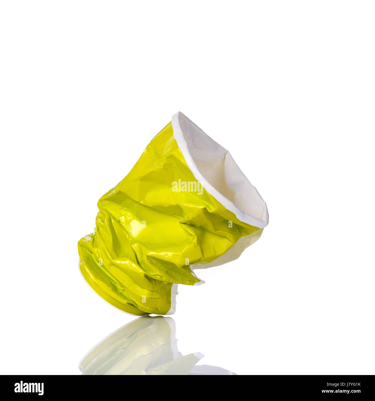 Blank green paper cup for soft drink or coffee. Studio shot isolated on ...