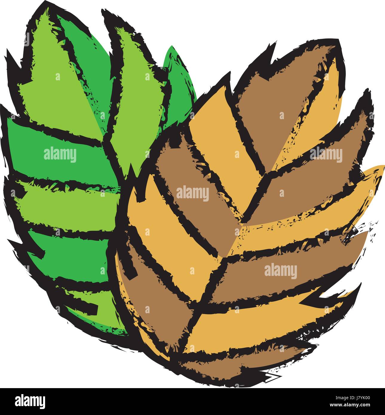 leaves icon image Stock Vector Image & Art - Alamy