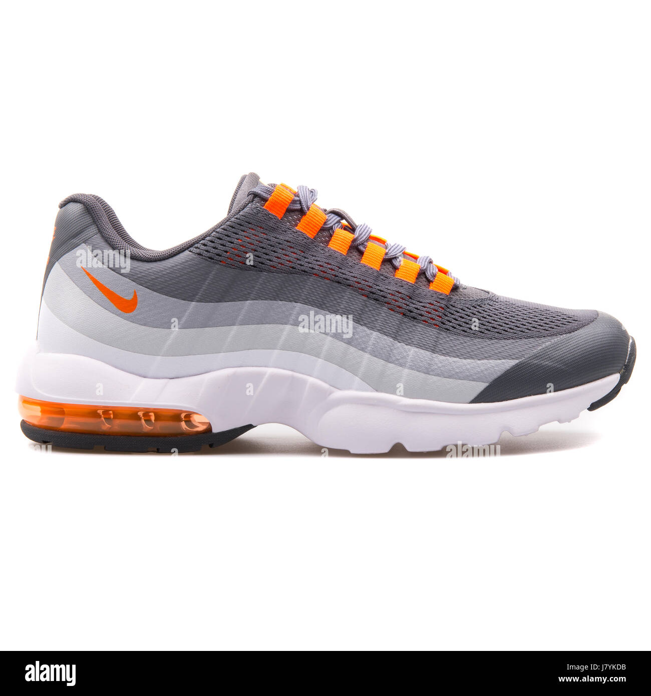Nike WMNS Air Max 95 Ultra Grey and Orange Running Sneakers 