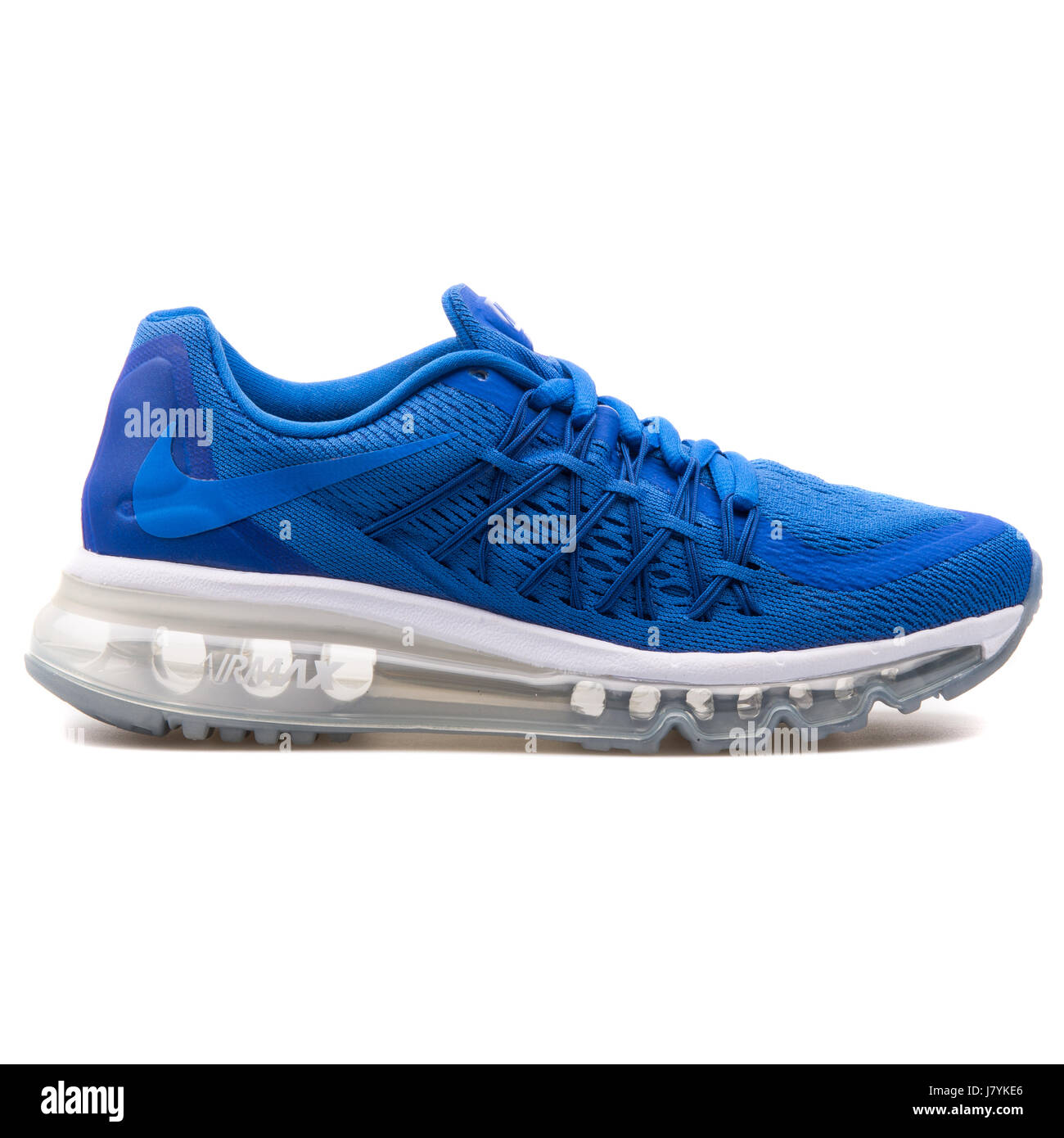 Nike Air Max 2015 (GS) Youth Blue Running Sneakers - 705457-402 Stock Photo  - Alamy