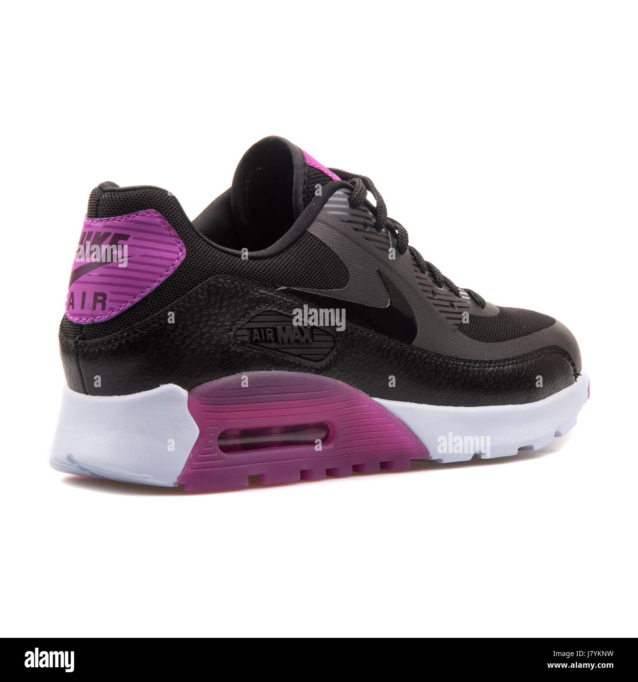 Nike W Air Max 90 Ultra Essential Women's Black and Purple Running Sneakers  - 724981-003 Stock Photo - Alamy